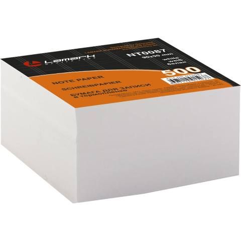 Блок для записей LAMARK 87, 9*9*5см., белый (36)