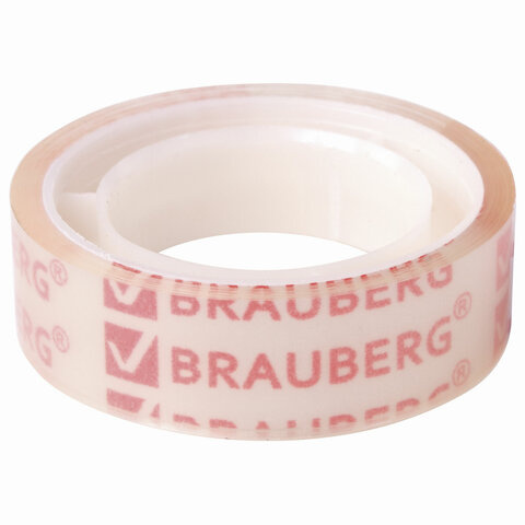 Скотч 12мм*10м BRAUBERG прозрачный , 223122 (12)