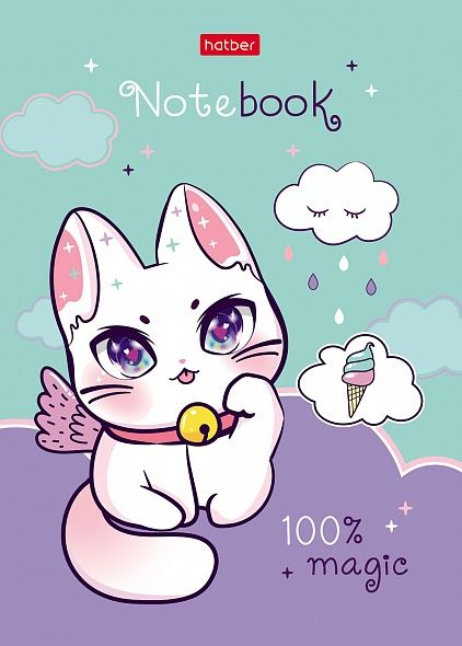 Бизнес-блокнот А6 80л "Hatber" -100% magic- 80ББ6В1_27333 (36)