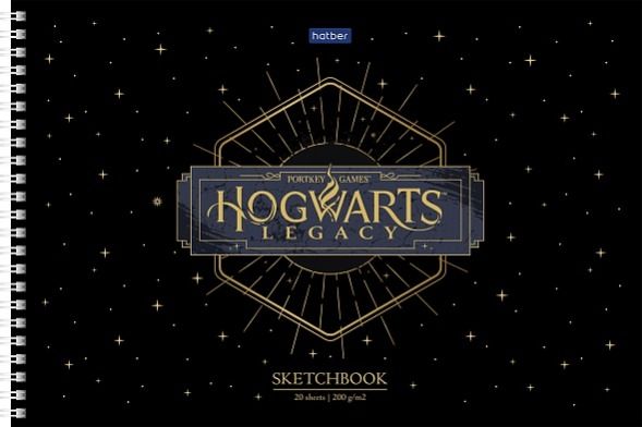 Альбом для рисования 20л А4 SketchBook -Hogwarts-черная бумага 200г/кв.м 20А4лтAгр_30061 (5/35)
