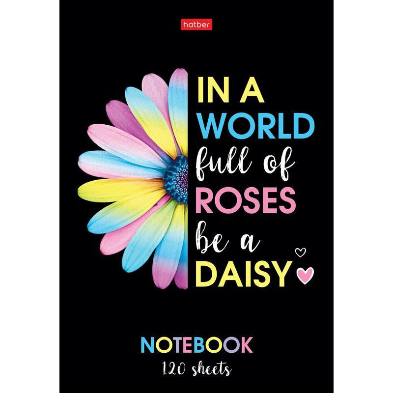 Бизнес-блокнот А5 120л "Hatber" -Маргаритка- 120ББп5В1_27692 (14)