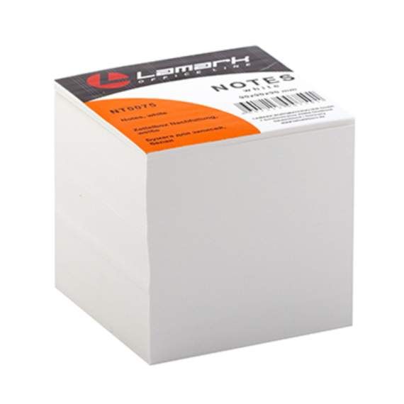 Блок для записей LAMARK 75, 9*9*9см., белый (12)