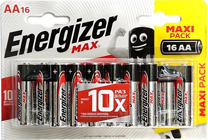 Батарейка Energizer LR6 Max 16шт.