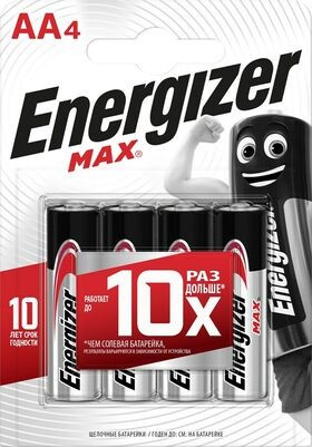 Батарейка Energizer LR6 MAX 4шт BL4