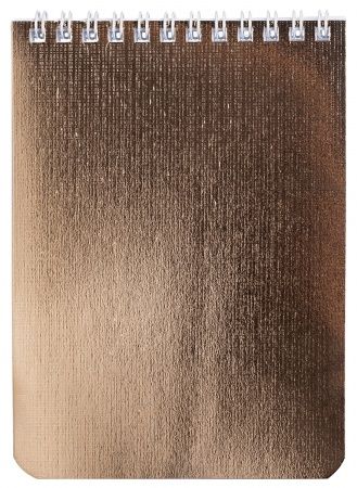 Блокнот 40л А6 "METALLIC" Золото 40Б6бвВ1гр (6/96)