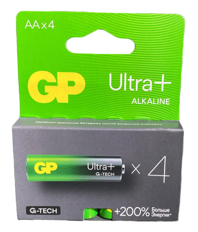 Батарейка GP LR6 ULTRA PLUS G-TECH 4шт BL4