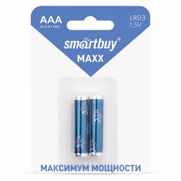 Батарейка SmartBuy LR03 MAXX BL2