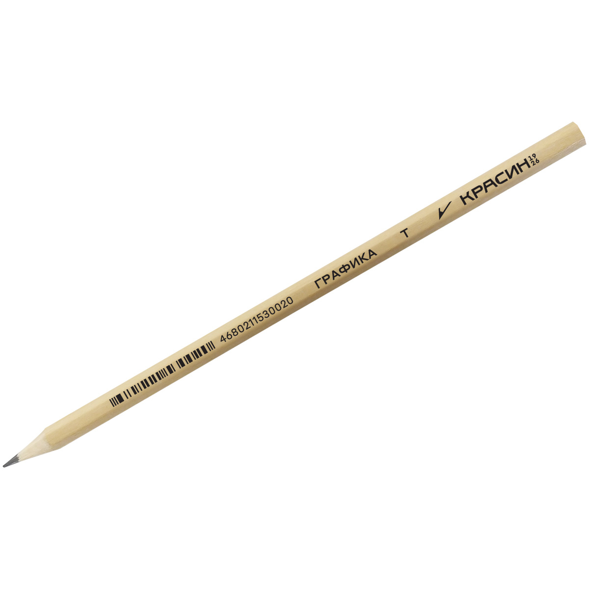 Карандаш ч/г Красин "Графика" Т (Н), заточен., КР-140130 (72)