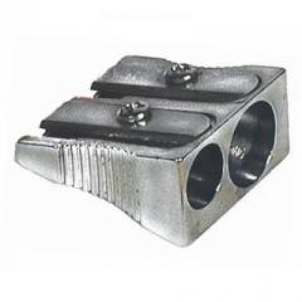 Точилка "МЕТАЛЛ" двойная AG 1006A (12)