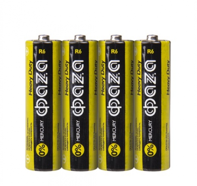 Батарейка Фаza LR6 Heavy Duty SH 4шт