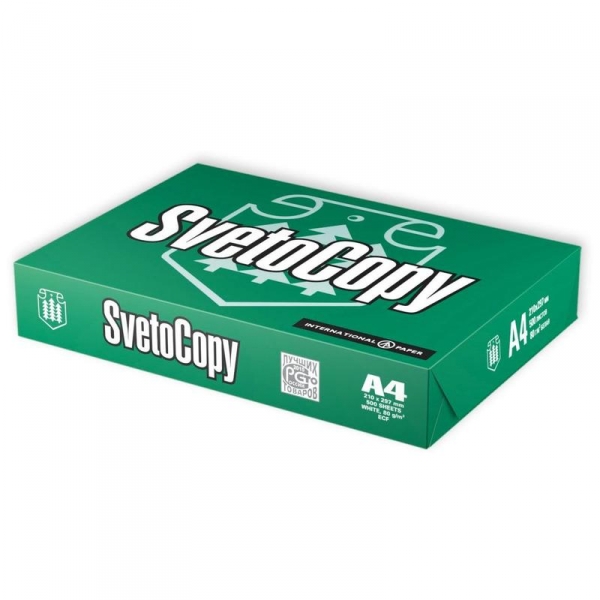 Бумага 500л А4 "SVETOCOPY" 80г/м2., марка С (5)