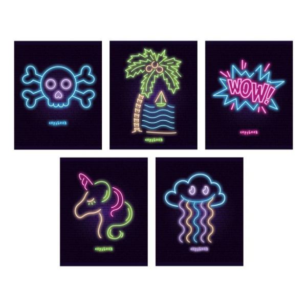 Тетрадь 48л А5 "Неоновые акценты" клетка ТКЛ487826 (10/100)