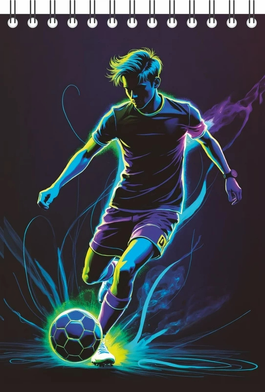 Блокнот 40л А6 "Король спорта" на гребне, клетка, LAMARK0309 (10/90)