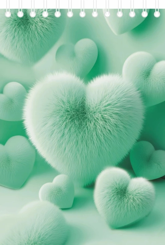 Блокнот 40л А6 "Пушистое настроение" на гребне, клетка, LAMARK0310 (10/90)