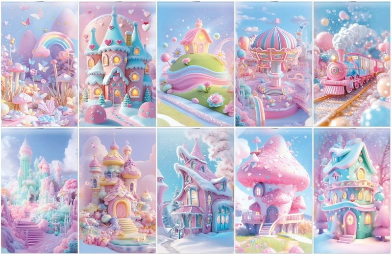 Блокнот 30л А6 "Сказка" на скобе, клетка, LAMARK0252 (10/20)