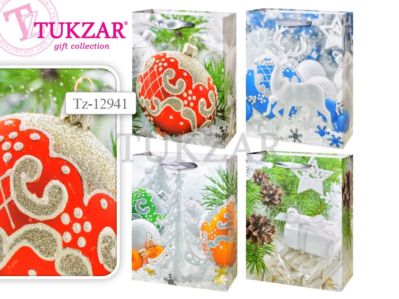 Пакет подарочный бумажный 24*18*8 TZ 12941 (12)