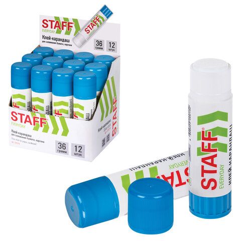 Клей-карандаш "STAFF" 36гр 220376 (12)