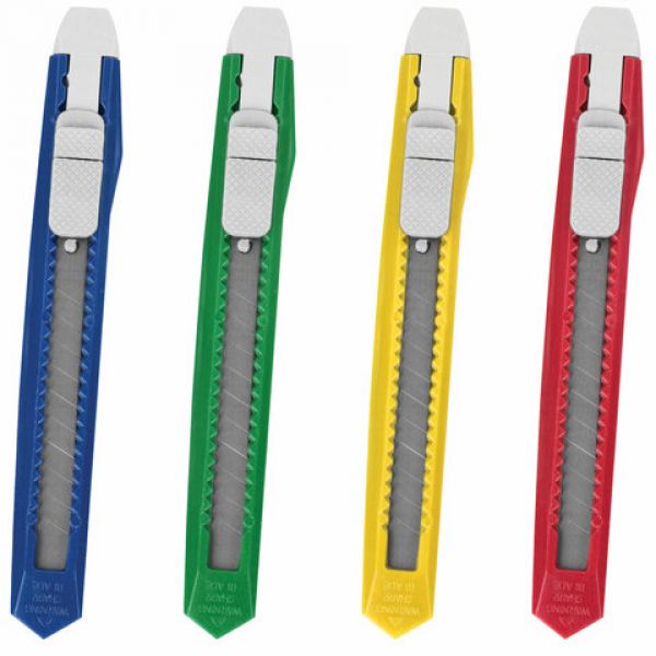 Нож 9мм "STAFF" фиксатор, клип 237080 (30)