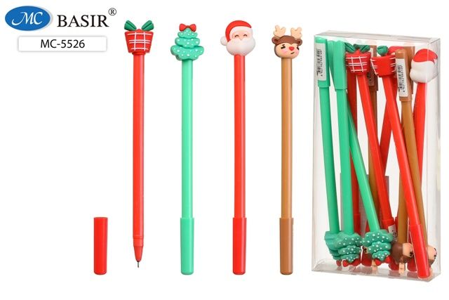 Ручка шарик "НОВОГОДНИЕ" МС-5526 (12)