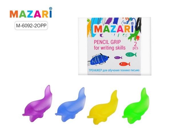 Тренажер для обучения письму 2шт "РЫБКИ" М-6092-2ОРР (100)