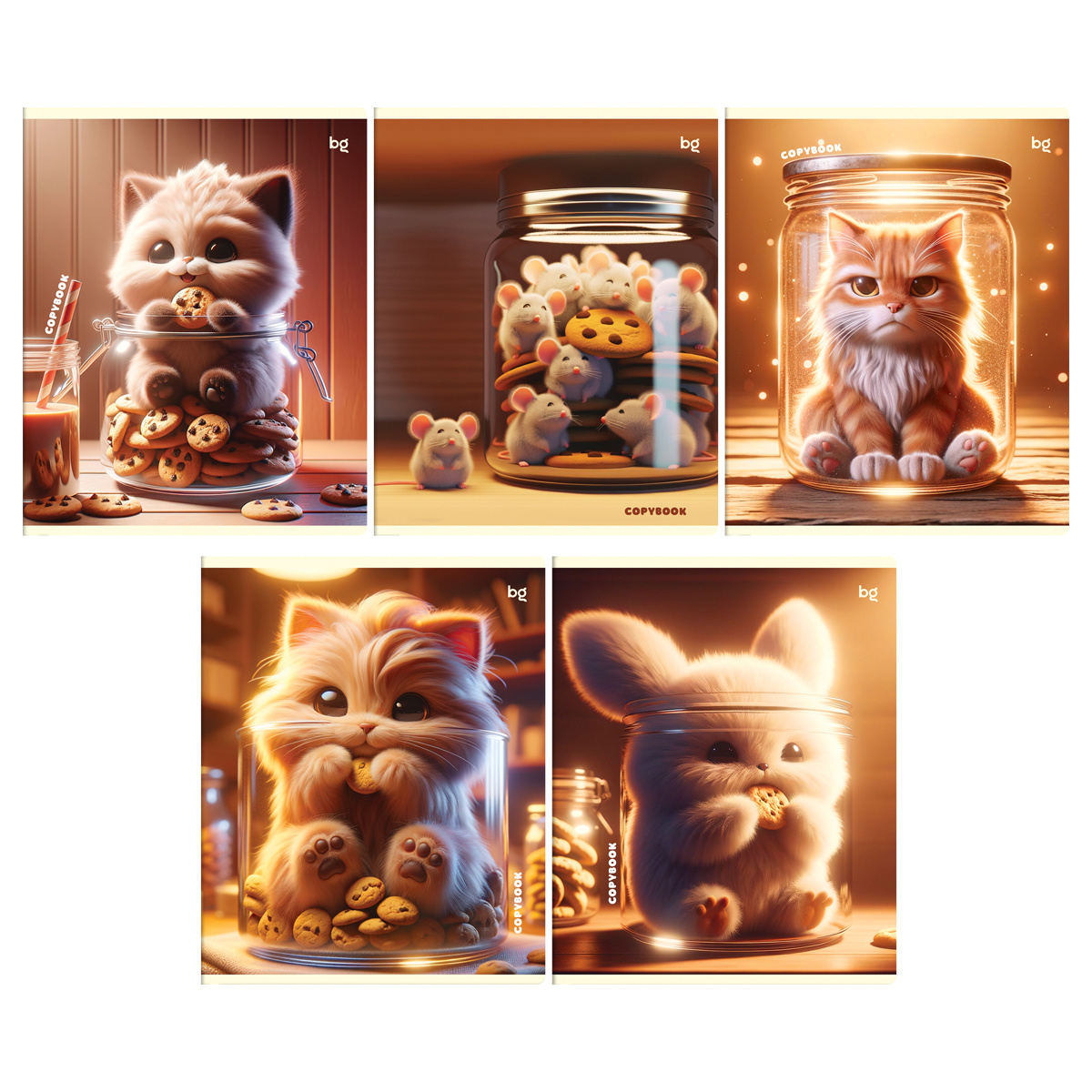 Тетрадь 48л А5 BG "В банке" клетка, Т5ск48_61089 (5/60)