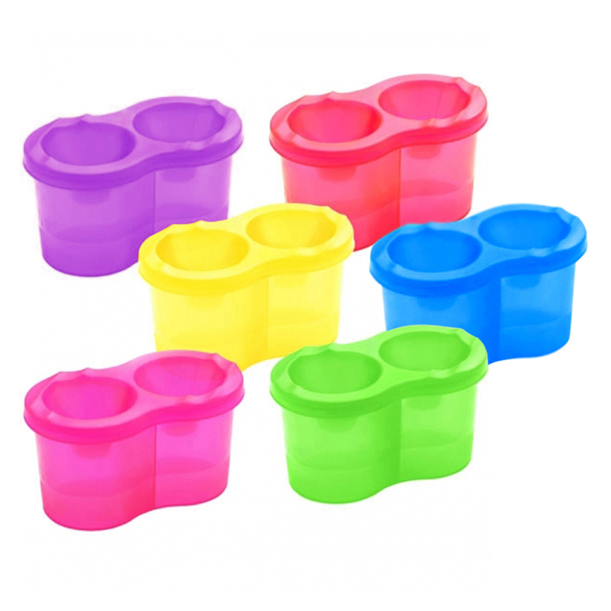 Непроливайка 2 секции Гамма, неоновые цвета 10122040 (20/60)